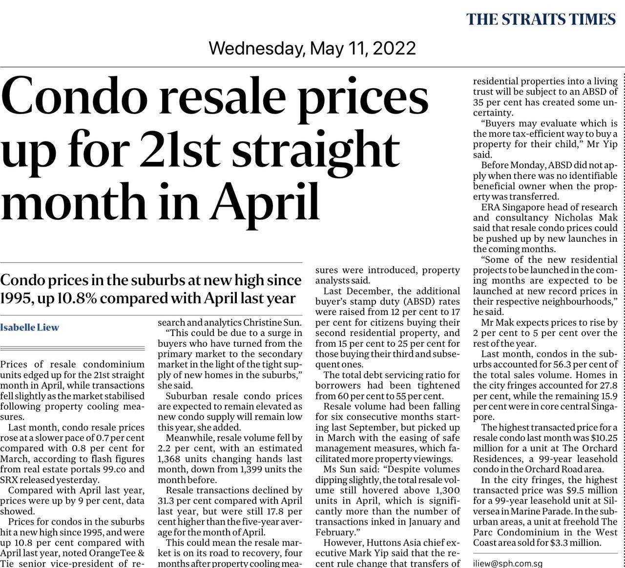 Condo-Resale-Prices-Up-For-21st-Straight-Month-In-April